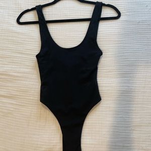 Scoop Neck Bodysuit (Because of Alice)